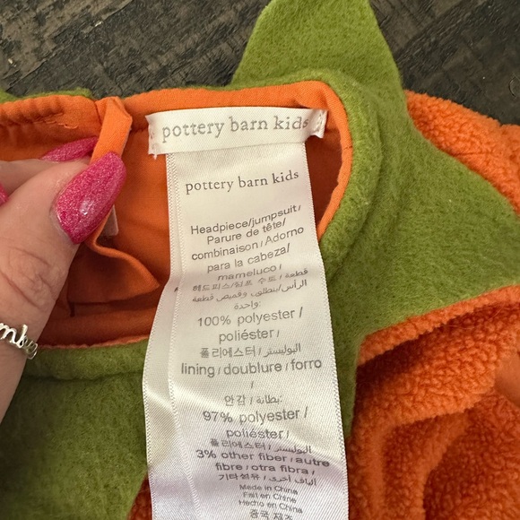 Pottery Barn Kids Pumpkin Costume - Picture 2 of 5
